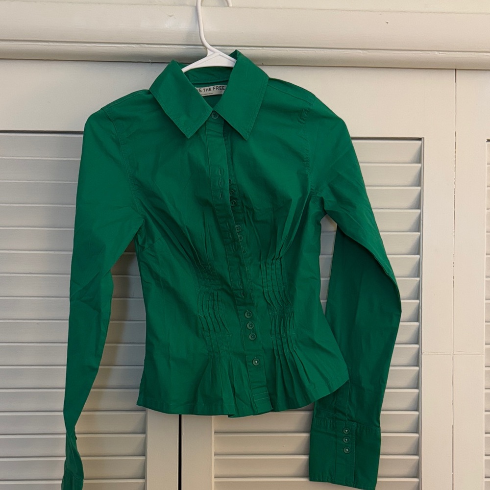 Free People Little Pintuck Shirt